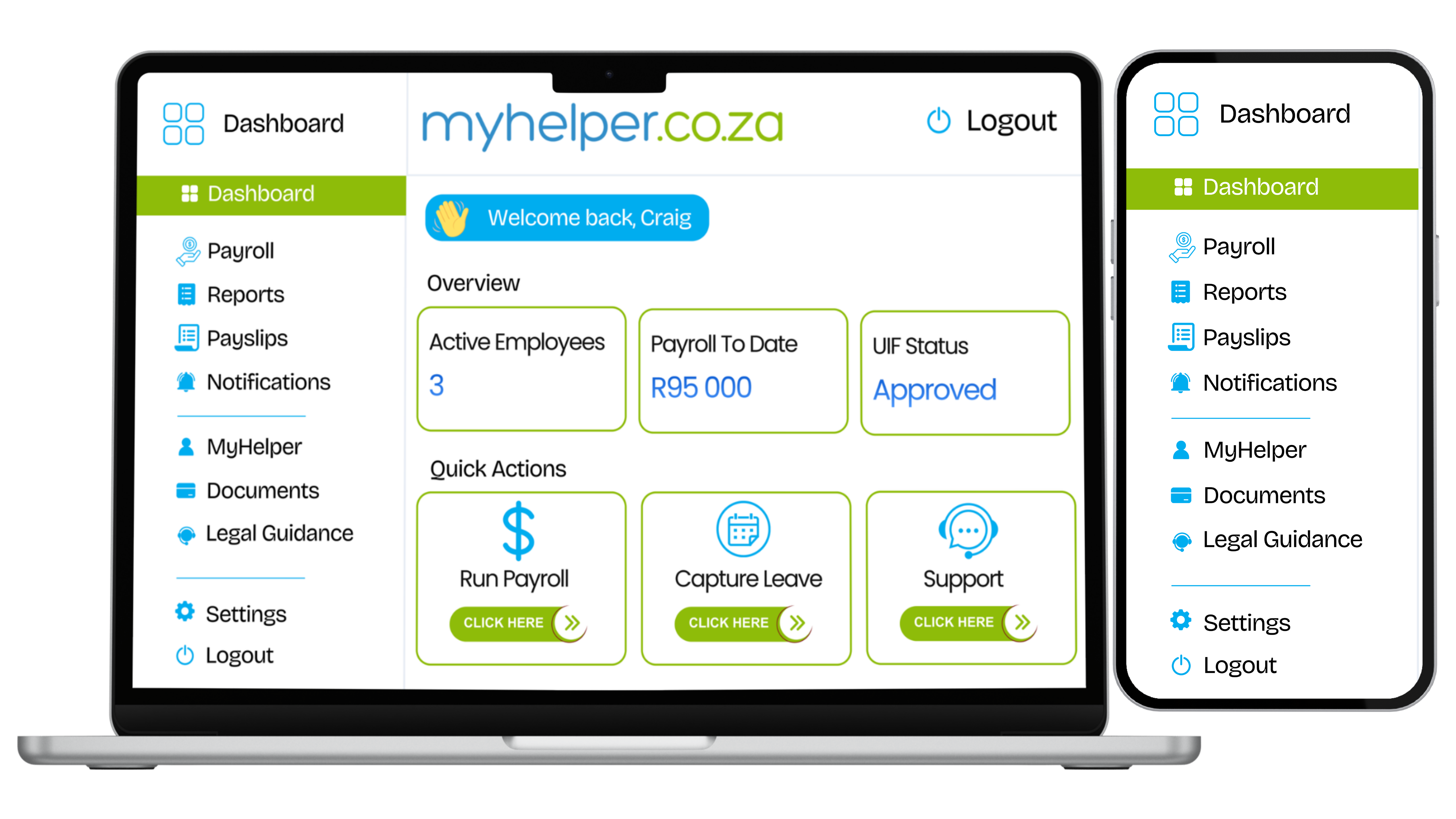 MyHelper Dashboard